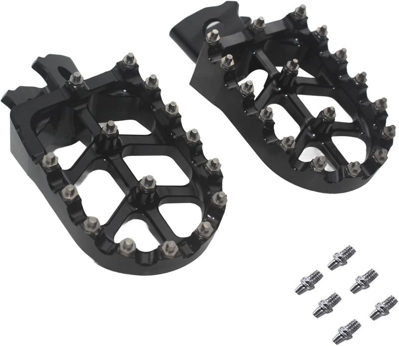 Adsspro Motorcycle CNC Aluminum Foot Pegs Foot Pedals Rests Footpegs For TTR110 TTR110E TTR 110 110E 2011-2022 Dirt Pit Bike - Image 1